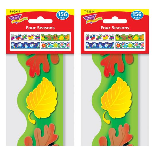 Trend Enterprises® Terrific Trimmers® Four Seasons Variety Pack, 312ft.